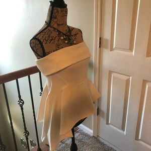 Lulu's Tops - Lulus Cream Peplum Top Lulu's Tops - Lulus Cream Peplum Top